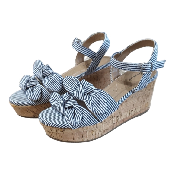 High Tides Espadrilles | Nautical High Heel Sandals | 3¼" Heels - Picture 4 of 5
